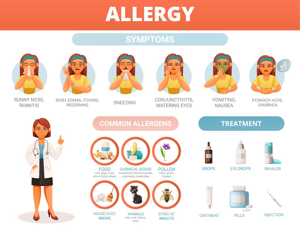 seasonal allergies infographic