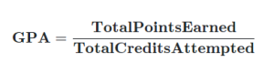 GPA Formula