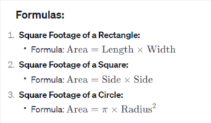 Square Footage Calculator – BizCalcs.com