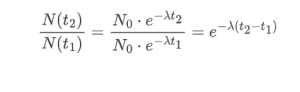 Half-Life Equation